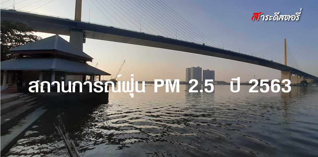 สถานการณ์ฝุ่น​ PM 2.5 ปี 2563
